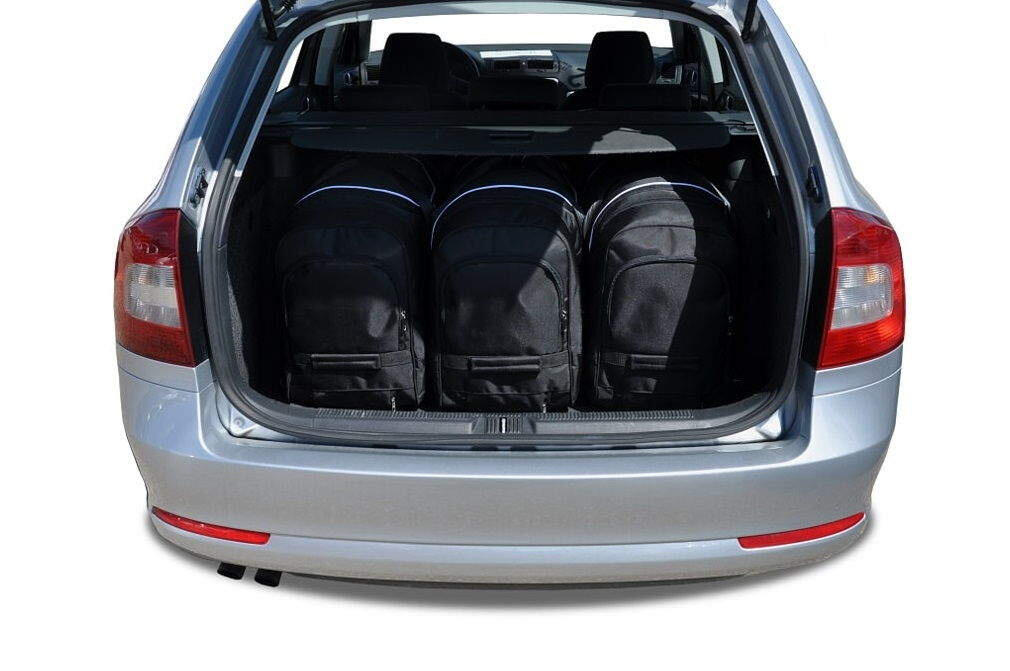 SKODA OCTAVIA KOMBI 2004-2013 KOFFERRAUMTASCHEN SET 5 STK 3/8