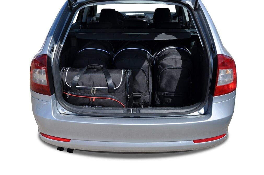 SKODA OCTAVIA KOMBI 2004-2013 KOFFERRAUMTASCHEN SET 5 STK 2/8