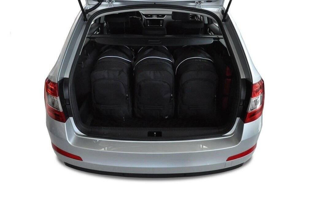 SKODA OCTAVIA KOMBI 2013-2020 KOFFERRAUMTASCHEN SET 5 STK 3/8