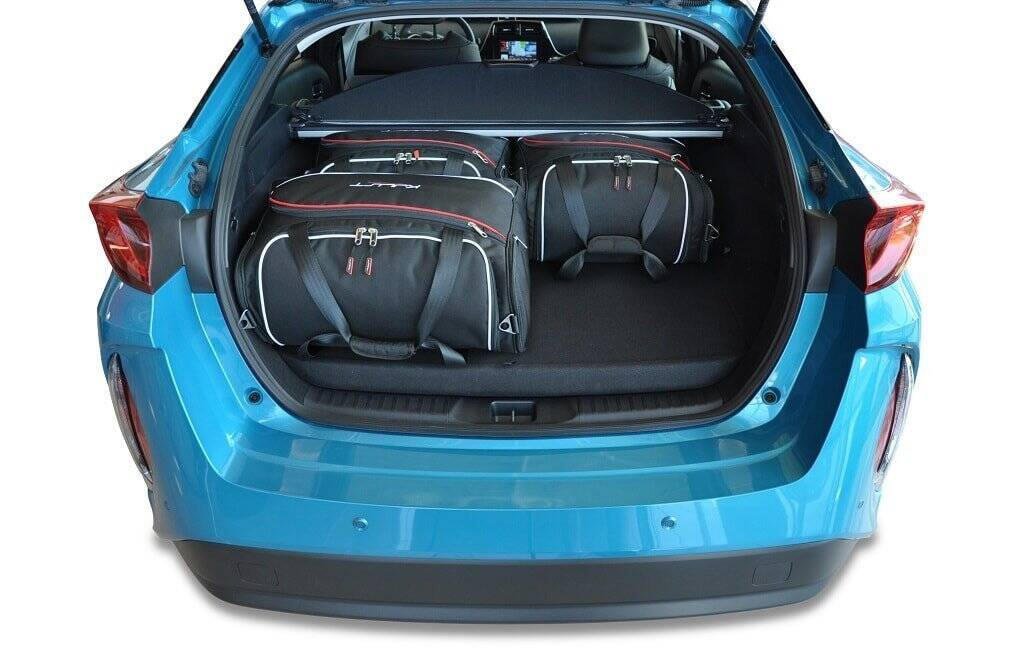 TOYOTA PRIUS PHEV 2017+ KOFFERRAUMTASCHEN SET 4 STK 2/8