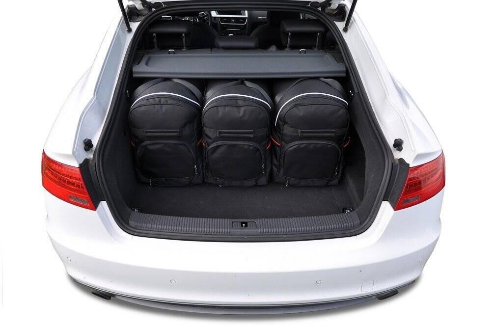 AUDI A5 SPORTBACK 2009-2016 KOFFERRAUMTASCHEN SET 5 STK 3/8