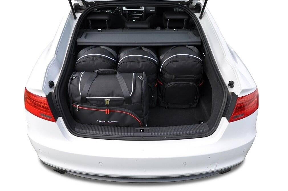 AUDI A5 SPORTBACK 2009-2016 KOFFERRAUMTASCHEN SET 5 STK 2/8