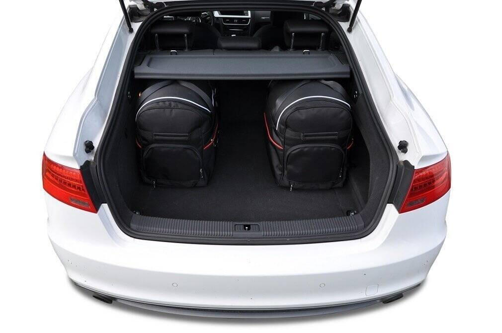 AUDI A5 SPORTBACK 2009-2016 KOFFERRAUMTASCHEN SET 5 STK 4/8