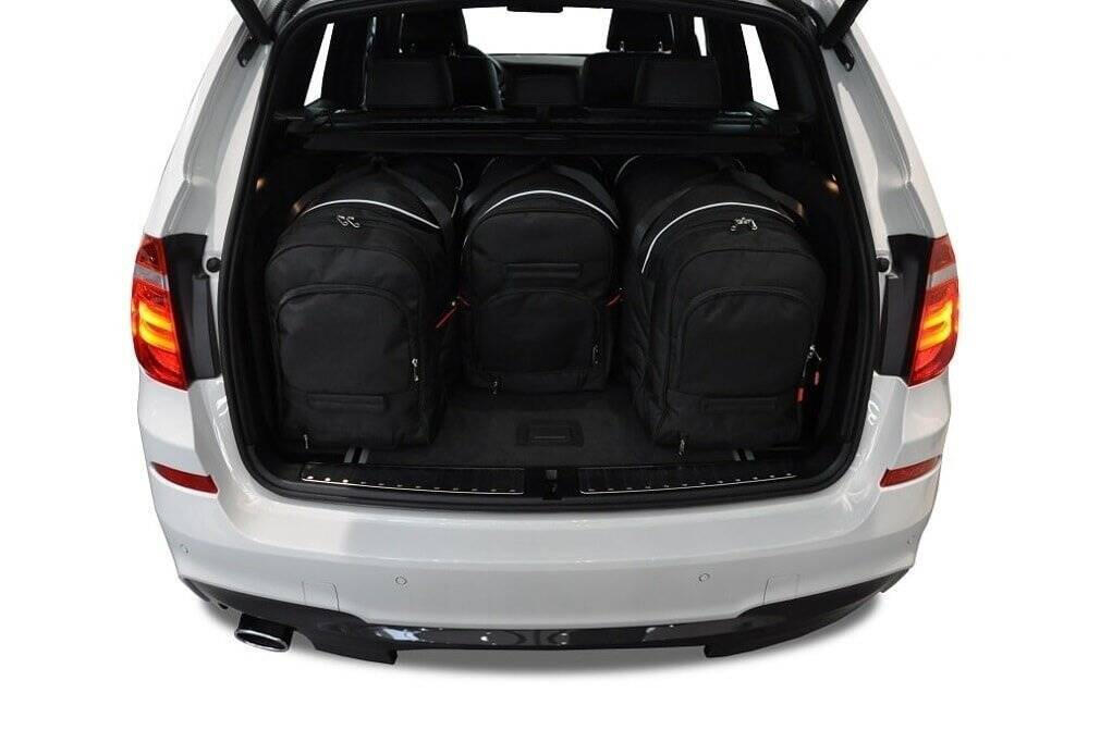 BMW X3 2010-2017 KOFFERRAUMTASCHEN SET 4 STK 2/8