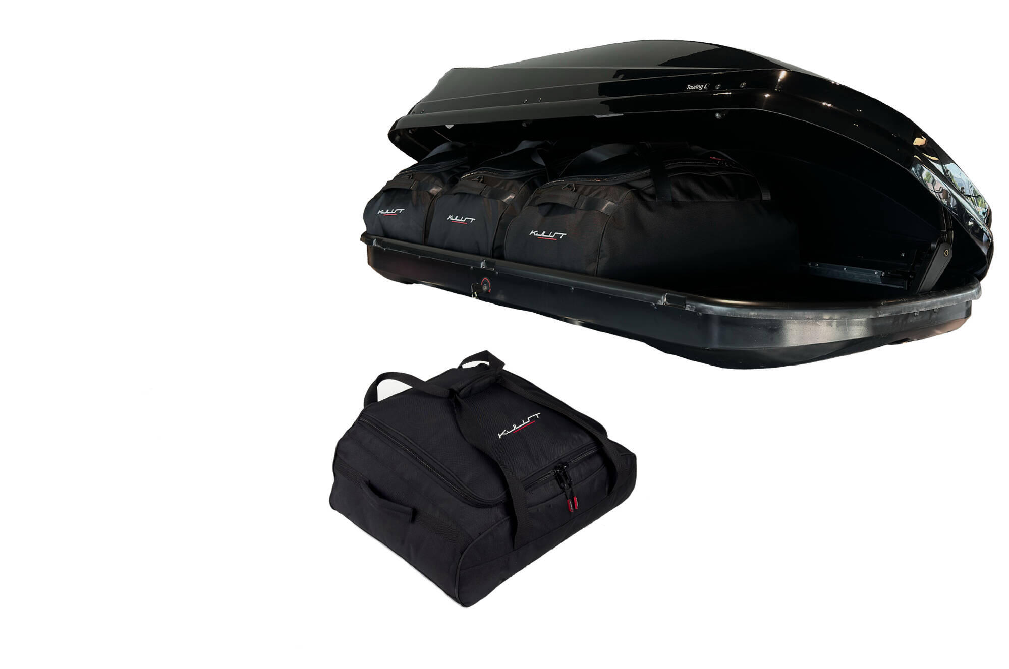 TASCHEN SET 4 STK FÜR DACHBOX SEAT 000071200AB 420L 3/6