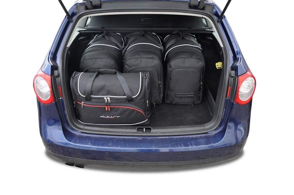 VW PASSAT VARIANT 2005-2010 KOFFERRAUMTASCHEN SET 5 STK 2/8