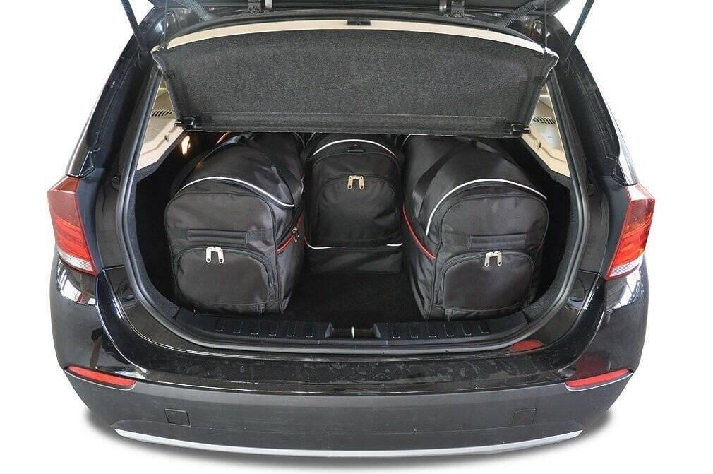 BMW X1 2009-2015 KOFFERRAUMTASCHEN SET 4 STK 2/8