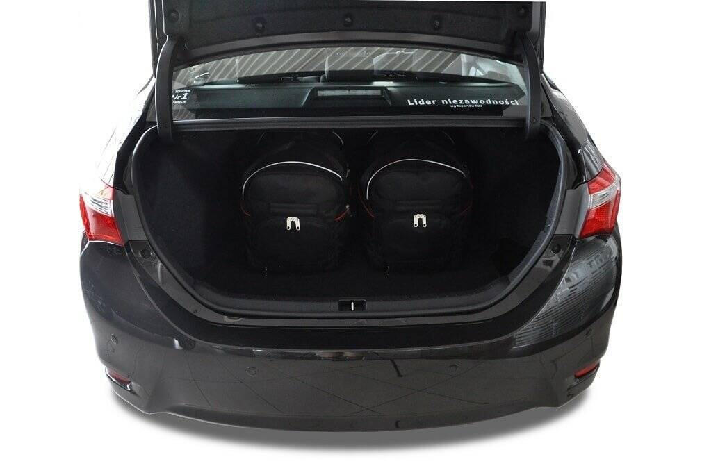 TOYOTA COROLLA LIMOUSINE 2013+ KOFFERRAUMTASCHEN SET 4 STK 2/8