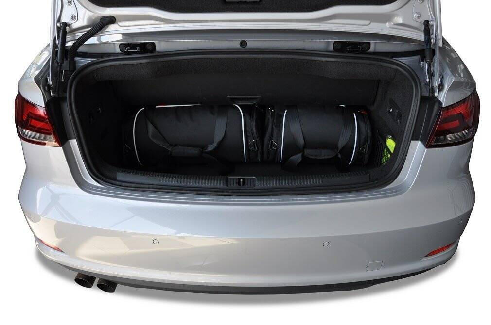 AUDI A3 CABRIO 2014-2016 KOFFERRAUMTASCHEN SET 4 STK 3/8