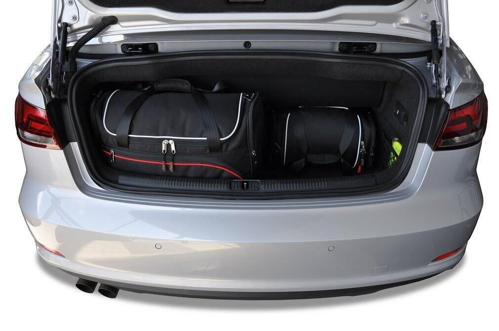 AUDI A3 CABRIO 2014-2016 KOFFERRAUMTASCHEN SET 4 STK 2/8