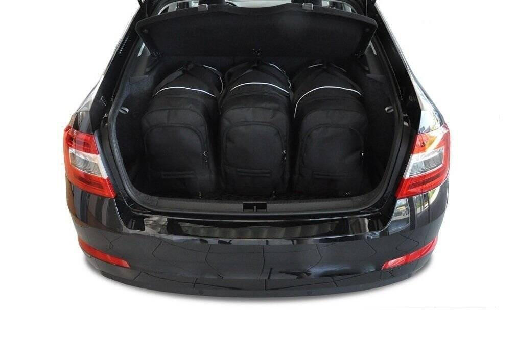SKODA OCTAVIA LIFTBACK 2013-2020 KOFFERRAUMTASCHEN SET 5 STK 3/8