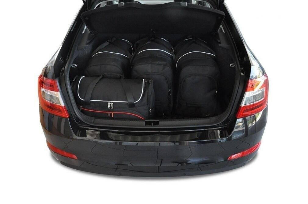 SKODA OCTAVIA LIFTBACK 2013-2020 KOFFERRAUMTASCHEN SET 5 STK 2/8