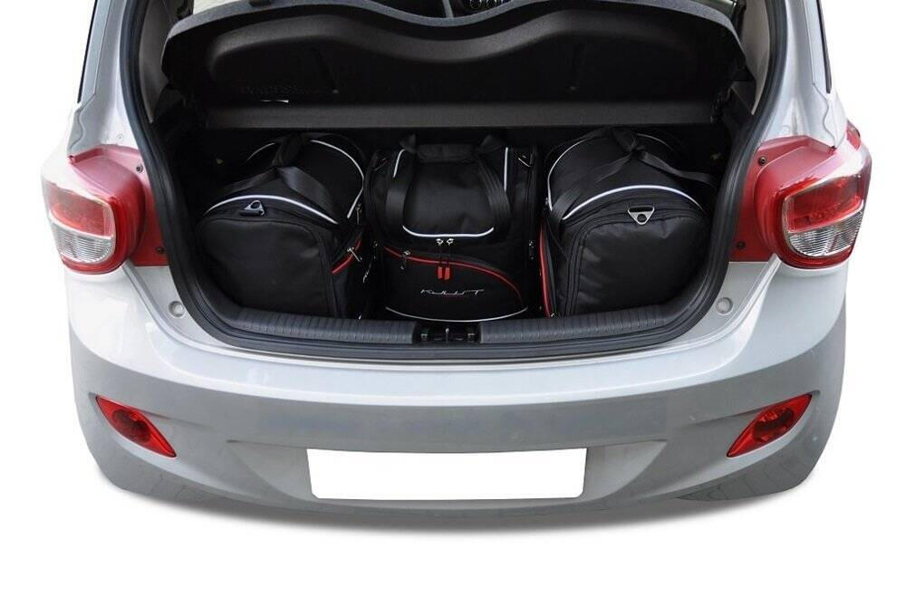 HYUNDAI i10 2013-2020 KOFFERRAUMTASCHEN SET 4 STK 2/8