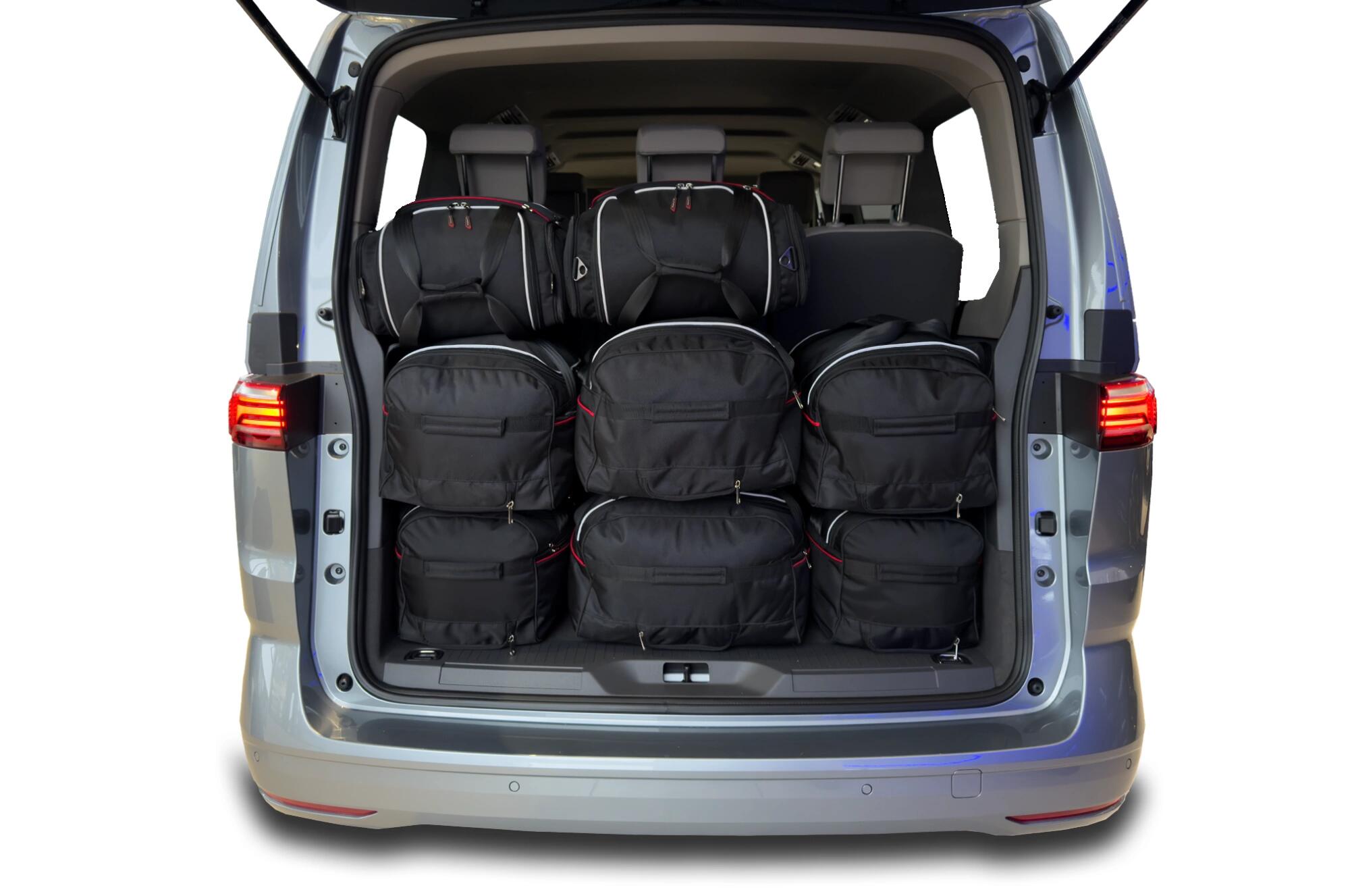 VW MULTIVAN L2 PHEV 2021+ KOFFERRAUMTASCHEN SET 9 STK 2/8