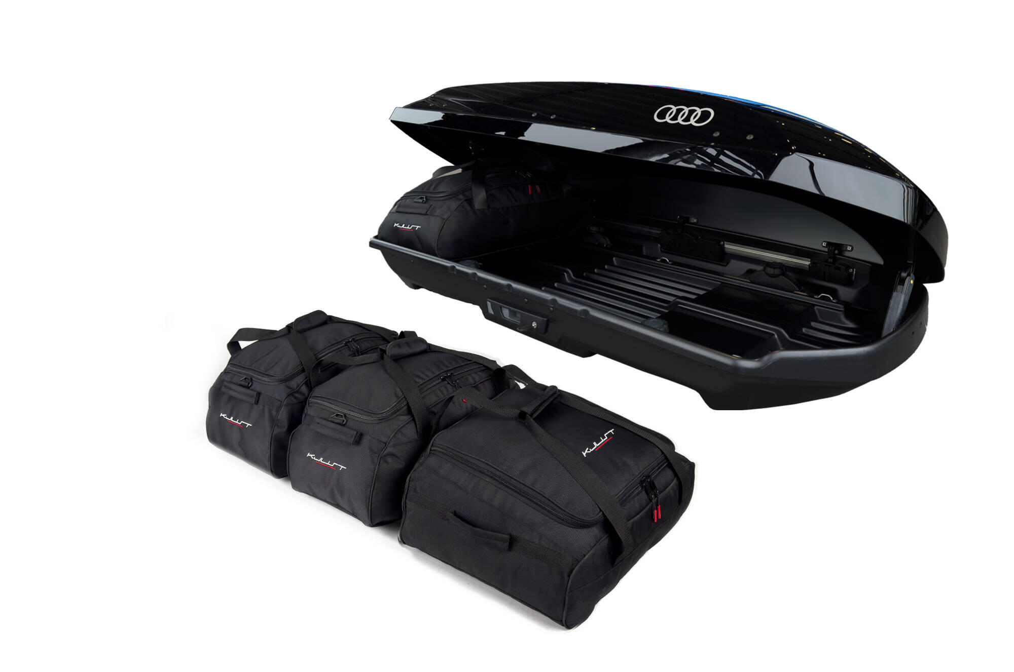 TASCHEN SET 4 STK FÜR DACHBOX AUDI 4K1071200Y9B 310L 5/6