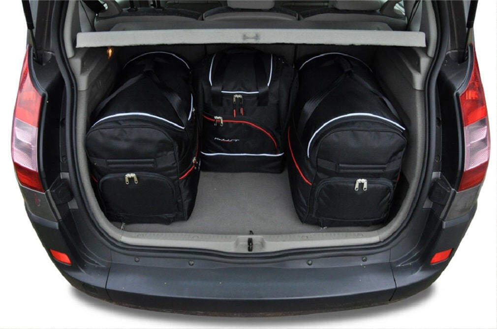 RENAULT SCENIC 2003-2009 KOFFERRAUMTASCHEN SET 4 STK 2/8