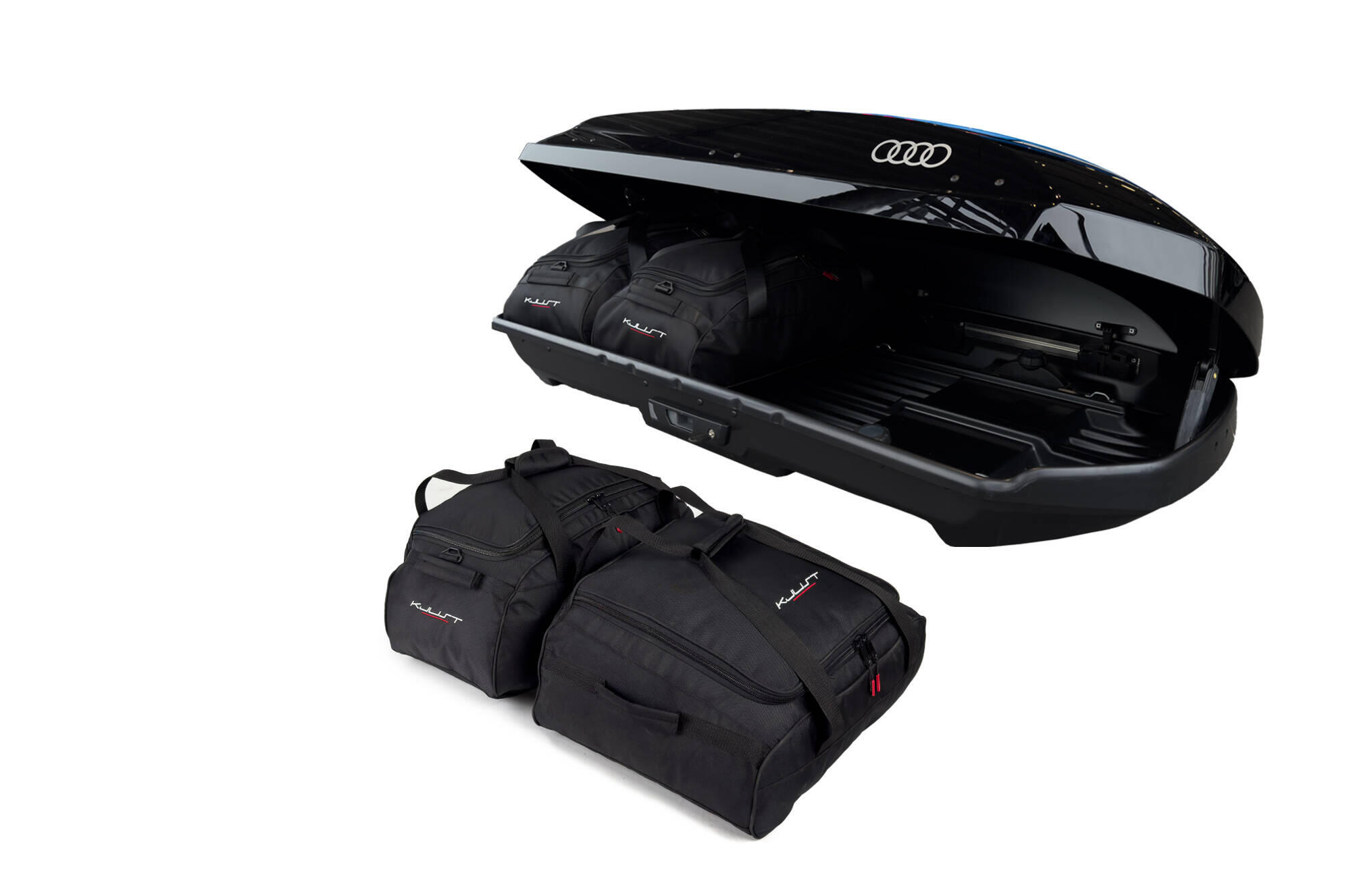 TASCHEN SET 4 STK FÜR DACHBOX AUDI 4K1071200Y9B 310L 4/6