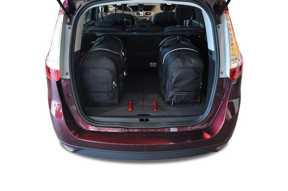 RENAULT GRAND SCENIC 2009-2013 KOFFERRAUMTASCHEN SET 4 STK 3/8
