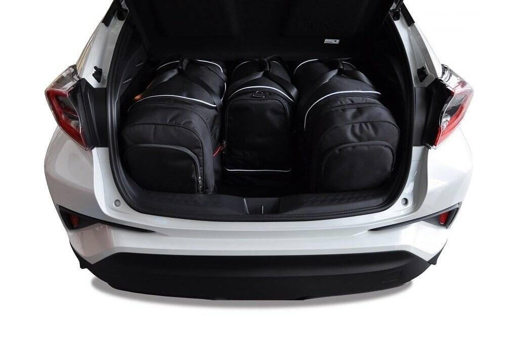 TOYOTA C-HR 2016-2023 KOFFERRAUMTASCHEN SET 4 STK 2/8