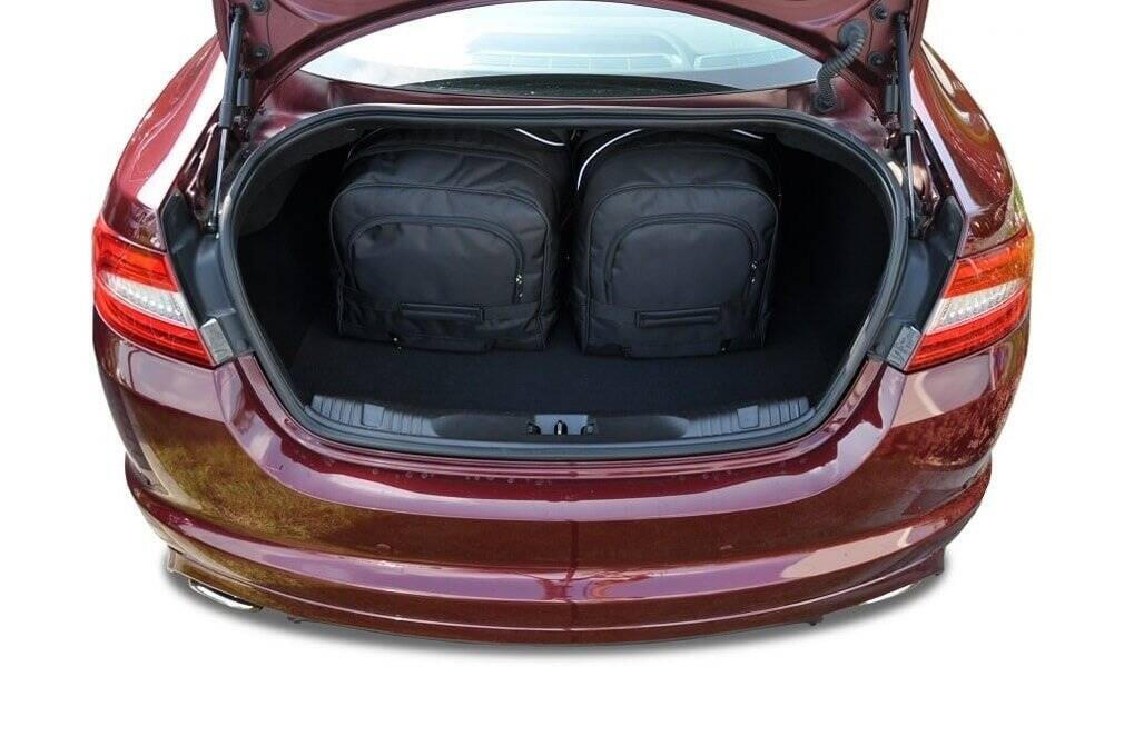 JAGUAR XF LIMOUSINE 2007-2015 KOFFERRAUMTASCHEN SET 4 STK 3/8