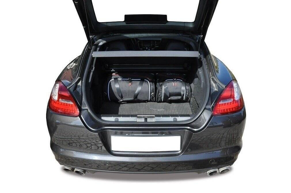PORSCHE PANAMERA 2010-2016 KOFFERRAUMTASCHEN SET 4 STK 3/8