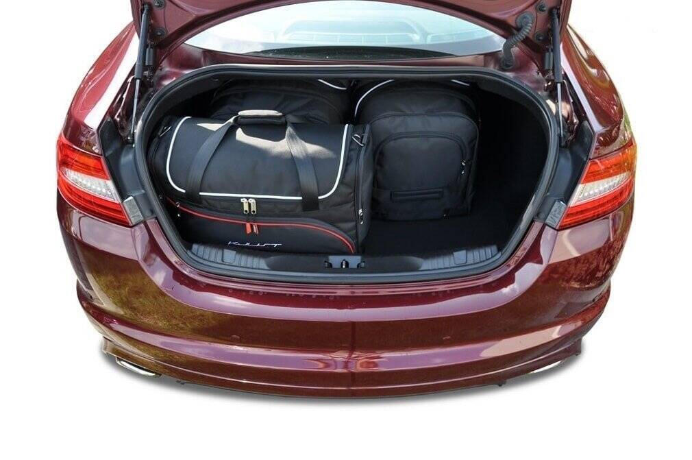JAGUAR XF LIMOUSINE 2007-2015 KOFFERRAUMTASCHEN SET 4 STK 2/8