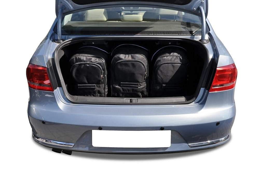 VW PASSAT LIMOUSINE 2010-2014 KOFFERRAUMTASCHEN SET 5 STK 3/8