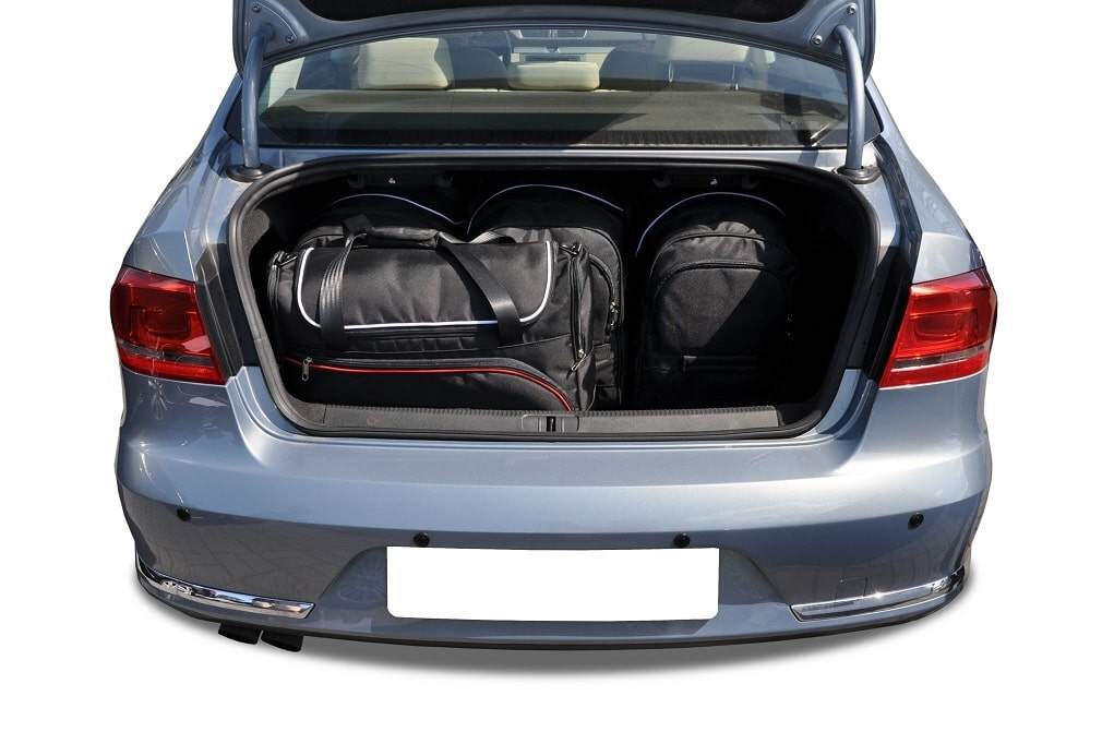 VW PASSAT LIMOUSINE 2010-2014 KOFFERRAUMTASCHEN SET 5 STK 2/8