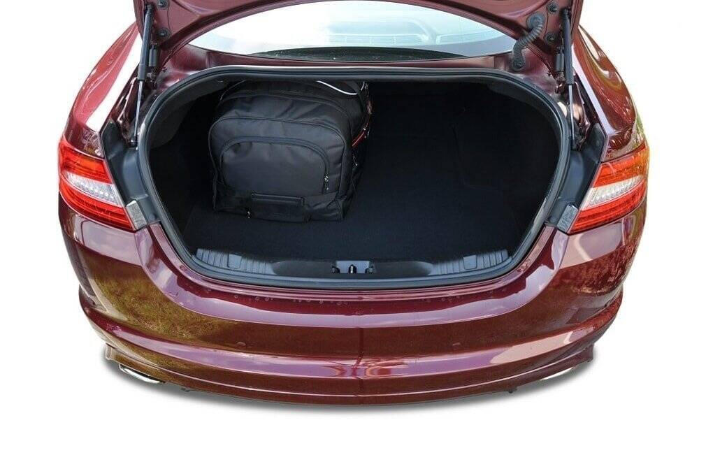 JAGUAR XF LIMOUSINE 2007-2015 KOFFERRAUMTASCHEN SET 4 STK 4/8