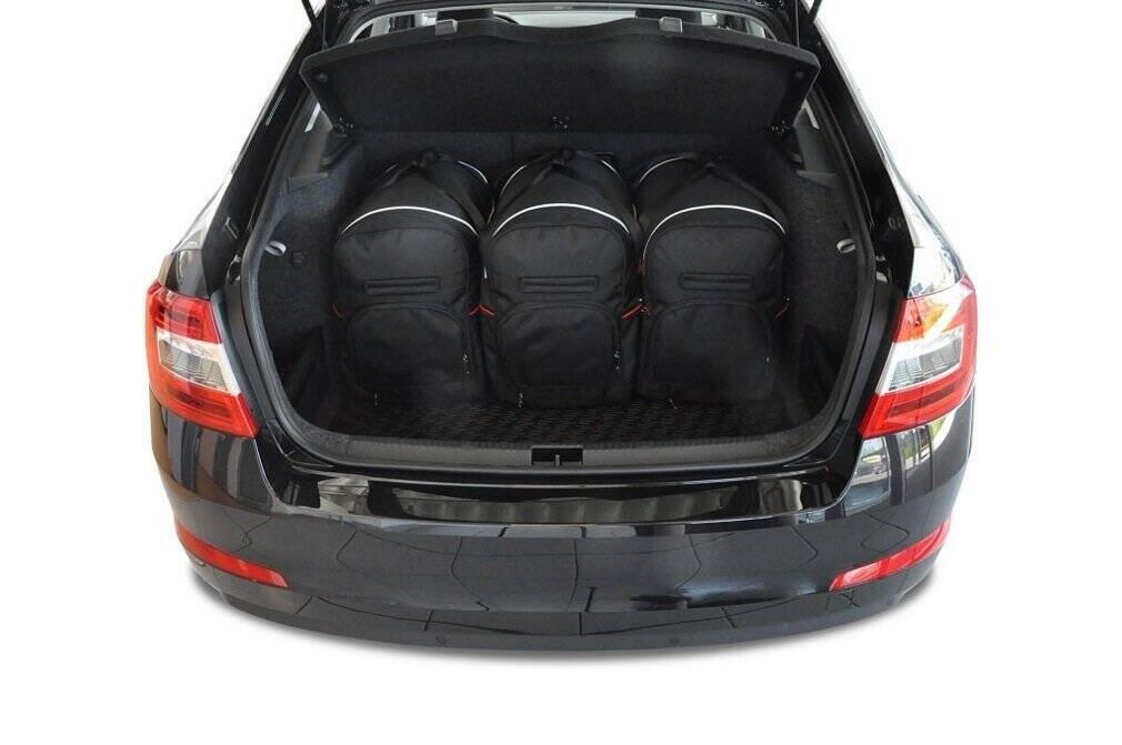SKODA OCTAVIA LIFTBACK 2013-2020 KOFFERRAUMTASCHEN SET 5 STK 3/8