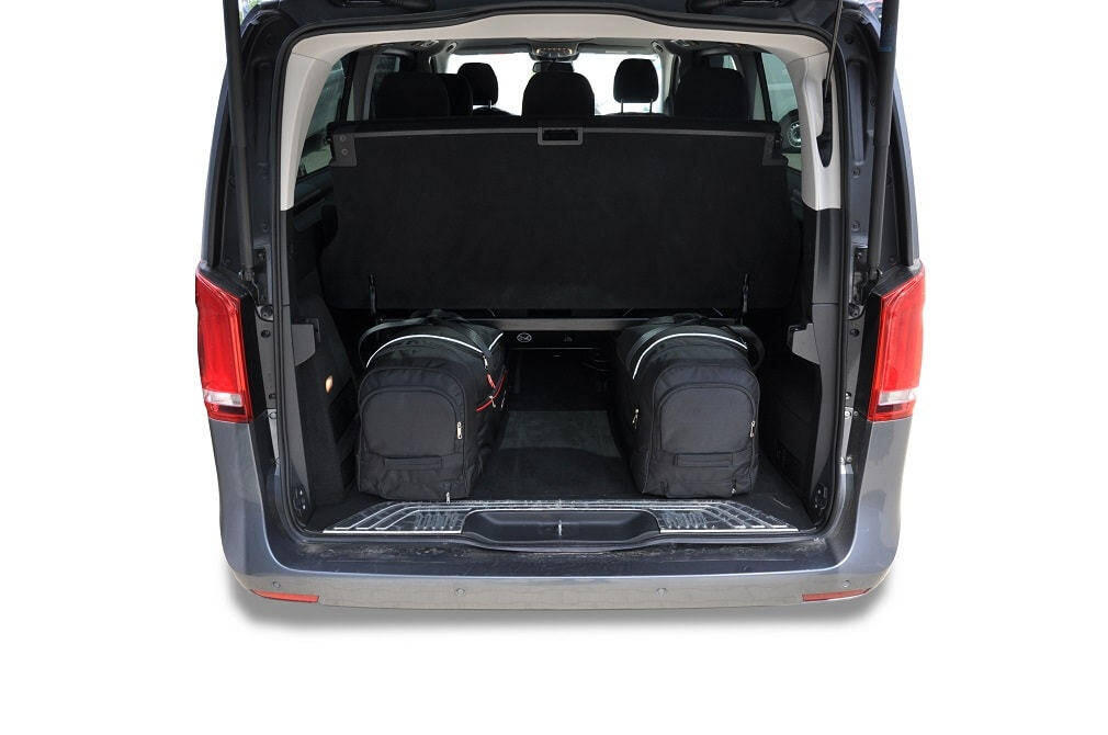 MERCEDES-BENZ EQV EXTRA LONG 2020+ KOFFERRAUMTASCHEN SET 7 STK 4/8