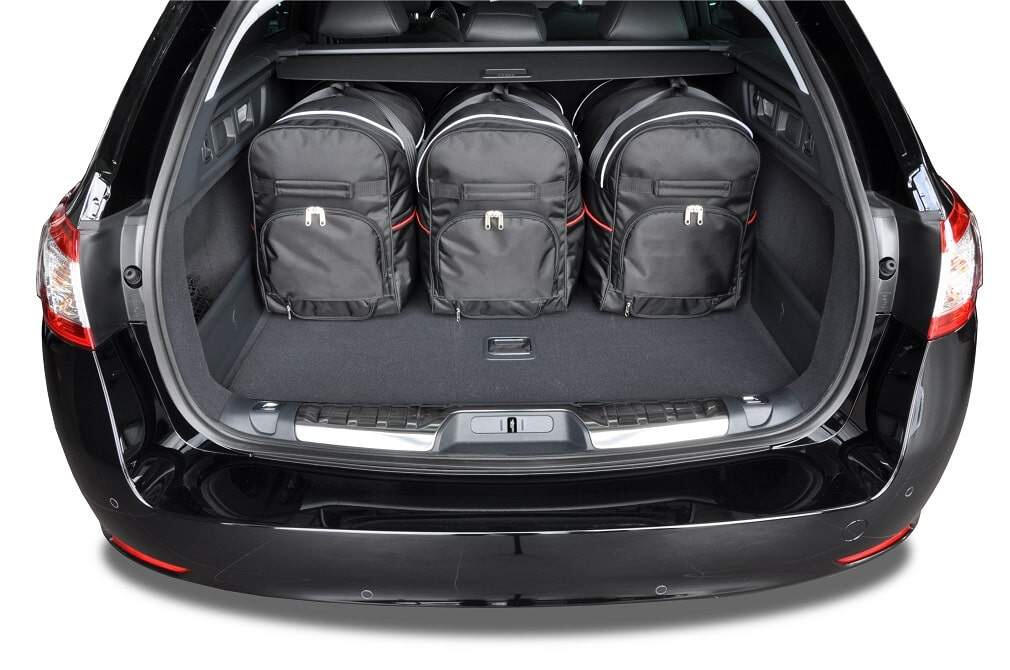 PEUGEOT 508 SW 2011-2014 KOFFERRAUMTASCHEN SET 5 STK 2/8