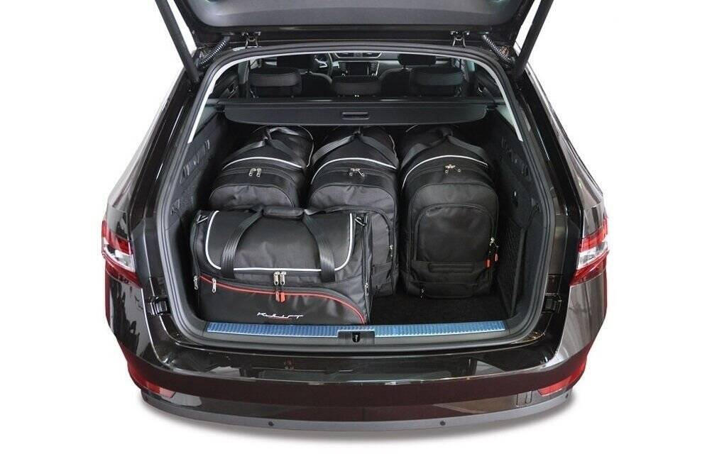 SKODA SUPERB KOMBI 2015+ KOFFERRAUMTASCHEN SET 5 STK 2/8