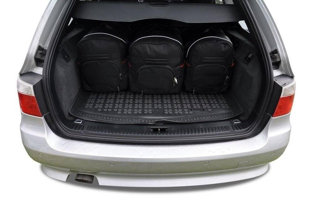 BMW 5 TOURING 2003-2010 KOFFERRAUMTASCHEN SET 5 STK 3/8