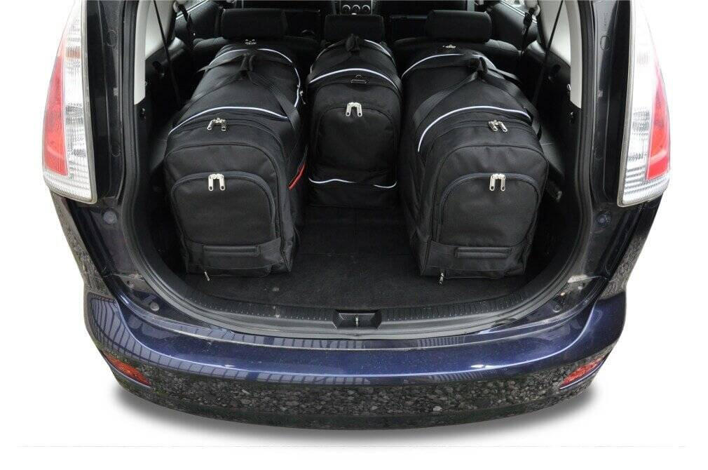MAZDA 5 MINIVAN 2005-2010 KOFFERRAUMTASCHEN SET 4 STK 2/8