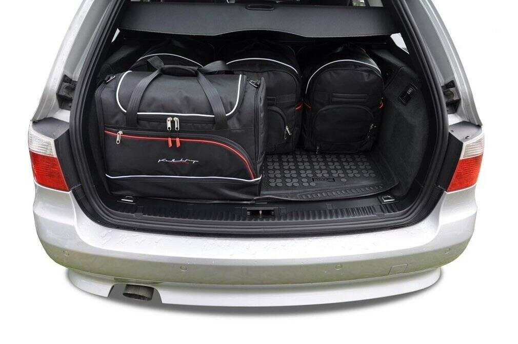 BMW 5 TOURING 2003-2010 KOFFERRAUMTASCHEN SET 5 STK 2/8