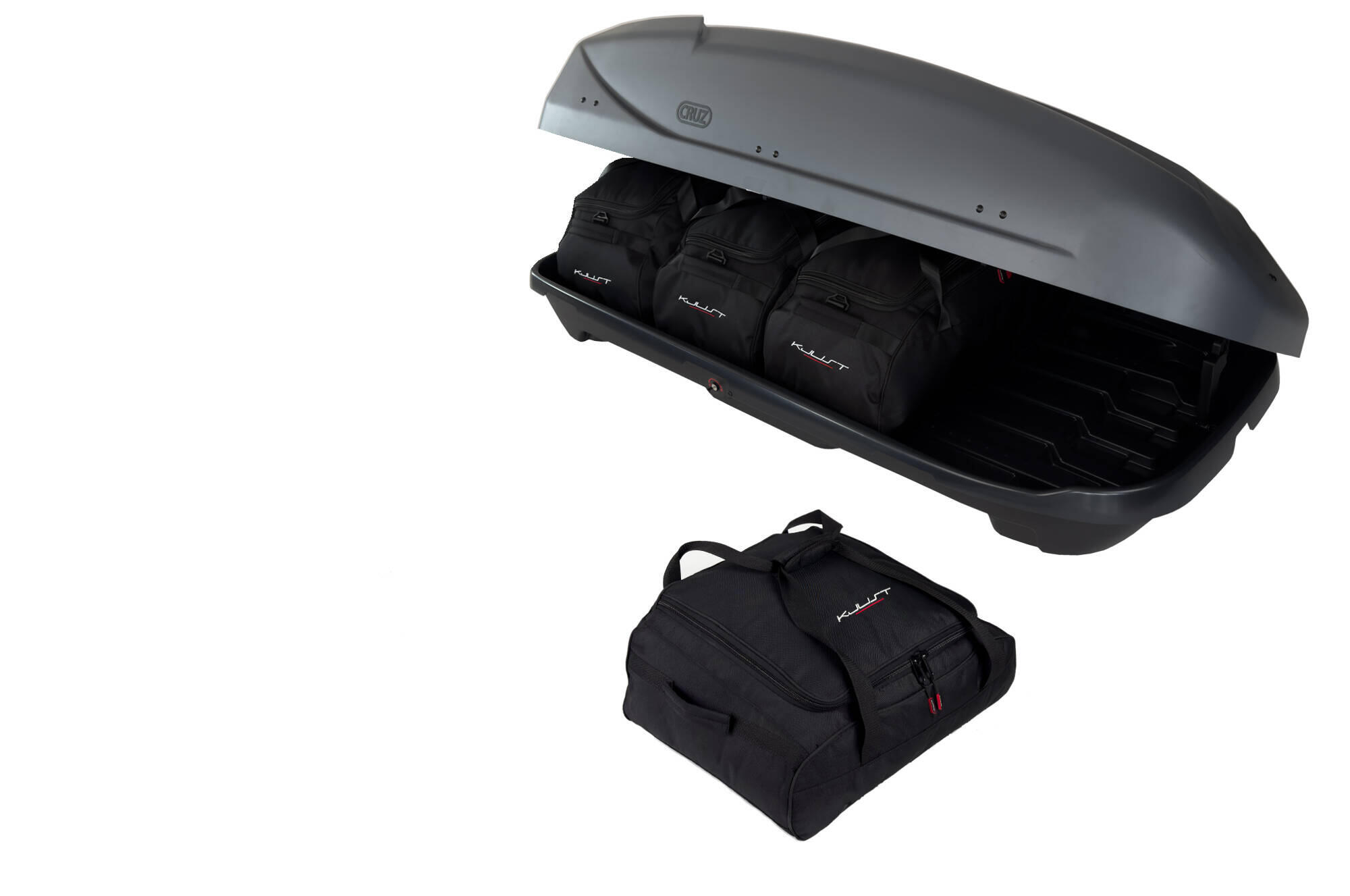 SACS SET 4 PCS POUR COFFRE DE TOIT CRUZ PADDOCK 400 3/7