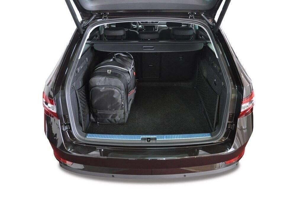 SKODA SUPERB KOMBI 2015+ KOFFERRAUMTASCHEN SET 5 STK 5/8