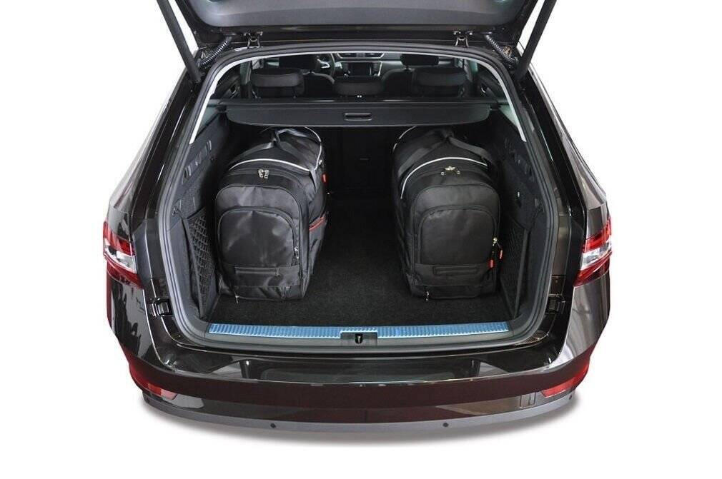 SKODA SUPERB KOMBI 2015+ KOFFERRAUMTASCHEN SET 5 STK 4/8
