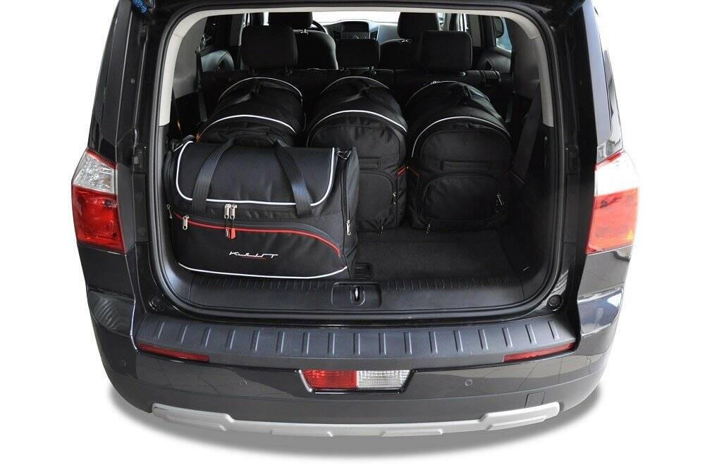 CHEVROLET ORLANDO 2010-2018 KOFFERRAUMTASCHEN SET 5 STK 2/8