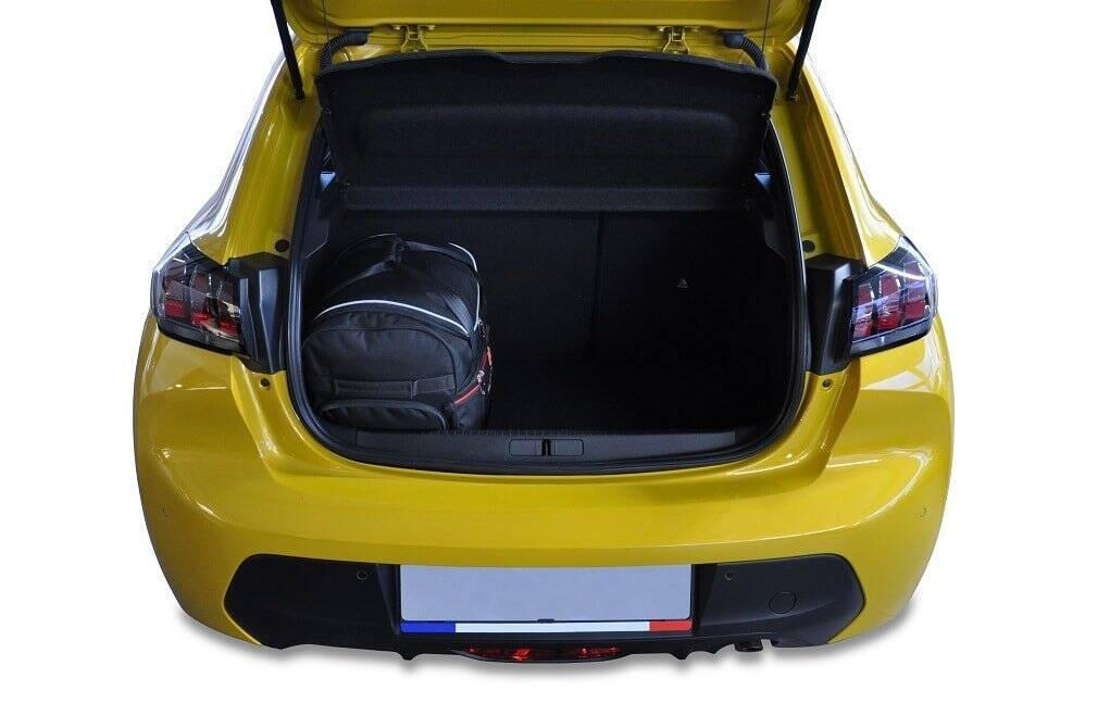 PEUGEOT 208 HATCHBACK 2019+ KOFFERRAUMTASCHEN SET 3 STK 3/8