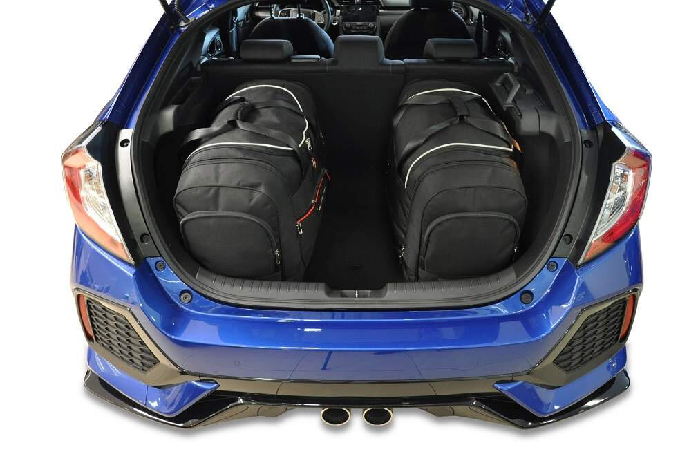 HONDA CIVIC HATCHBACK 2017-2021 KOFFERRAUMTASCHEN SET 4 STK 3/8