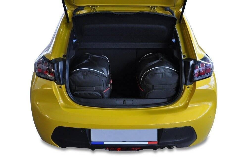 PEUGEOT 208 HATCHBACK 2019+ KOFFERRAUMTASCHEN SET 3 STK 2/8