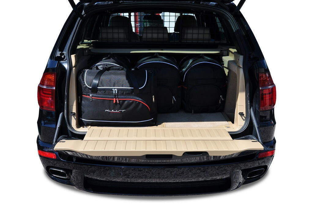 BMW X5 2006-2013 KOFFERRAUMTASCHEN SET 5 STK 2/8