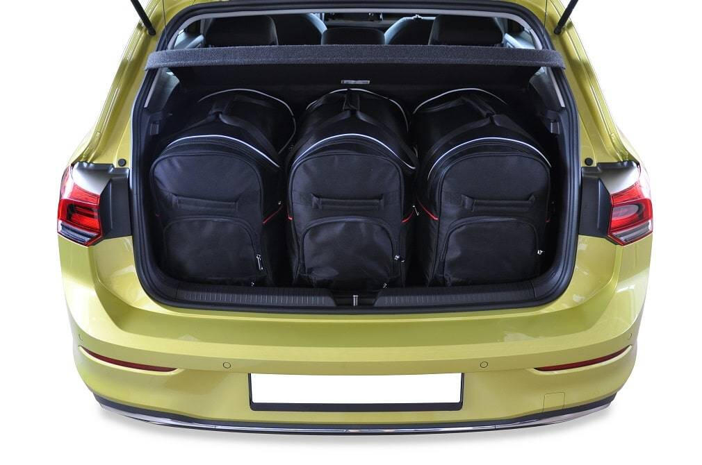 VW GOLF HATCHBACK PHEV 2020+ KOFFERRAUMTASCHEN SET 3 STK 2/8