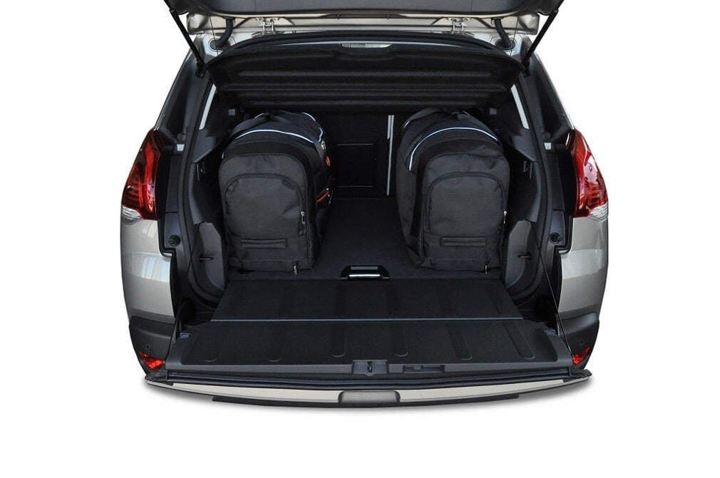 PEUGEOT 3008 2009-2016 KOFFERRAUMTASCHEN SET 4 STK 3/8