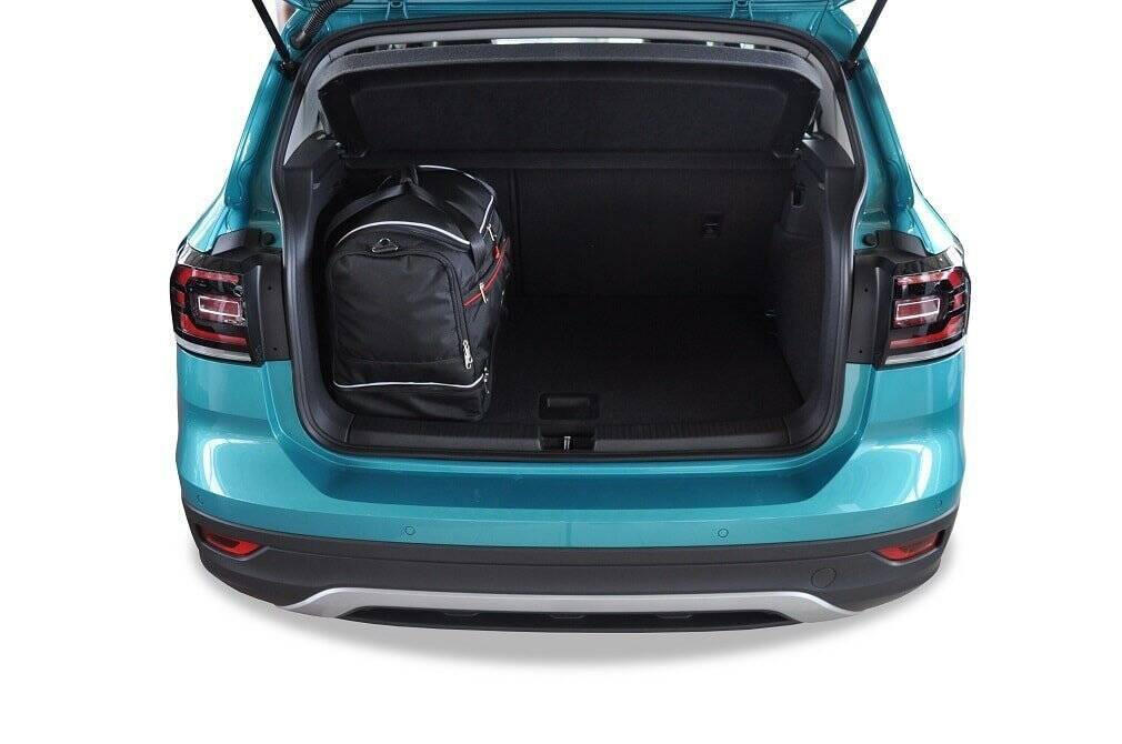 VW T-CROSS 2018+ KOFFERRAUMTASCHEN SET 3 STK 3/8