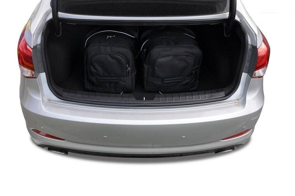 HYUNDAI i40 LIMOUSINE 2011-2018 KOFFERRAUMTASCHEN SET 4 STK 3/8