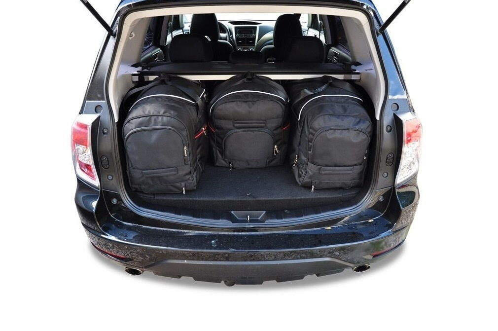 SUBARU FORESTER 2008-2013 KOFFERRAUMTASCHEN SET 4 STK 2/8