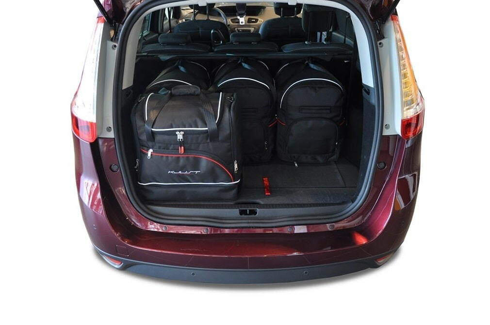 RENAULT GRAND SCENIC 2009-2016 KOFFERRAUMTASCHEN SET 5 STK 2/8